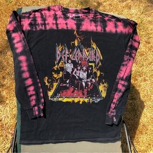 Def Leppard Hysteria Tour Band long sleeve t shirt S